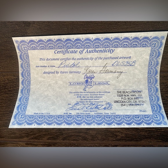 1995 PISTOL #DLS95B RETIRED DADDY'S LONG LEGS African American Doll Box + COA - Picture 9 of 12